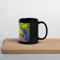 HAPPY DAYS ARE HERE AGAIN Black Glossy Mug