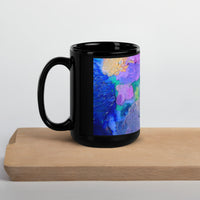 HAPPY DAYS ARE HERE AGAIN Black Glossy Mug