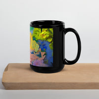 HAPPY DAYS ARE HERE AGAIN Black Glossy Mug