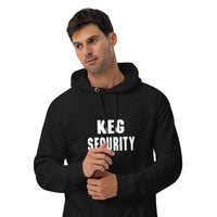 KEG SECURITY Unisex eco raglan hoodie