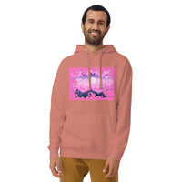 BUBBLE GUM CLOUDS Unisex Hoodie