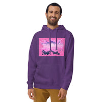 BUBBLE GUM CLOUDS Unisex Hoodie