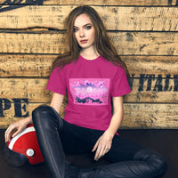 BUBBLE GUM CLOUDS Unisex t-shirt