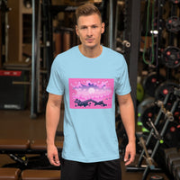 BUBBLE GUM CLOUDS Unisex t-shirt